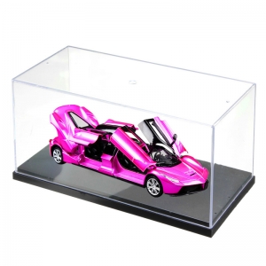 Various printing logo customized acrylic display model car display box 