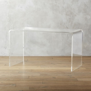 Clear Acrylic Stackable Nesting End Side Tables 