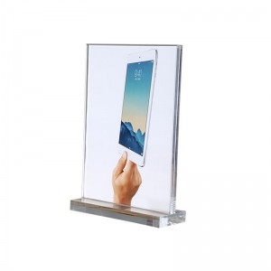 Clear Acrylic Card Sign Holder Table Top Displays 