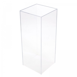 Clear acrylic pedestals plinth