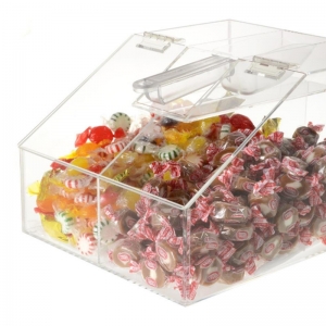 Handmade Acrylic Food Display Box For Supermarket 