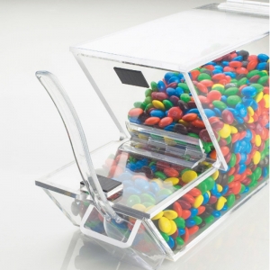 Customized Acrylic Food Storage Box for Candy Display 