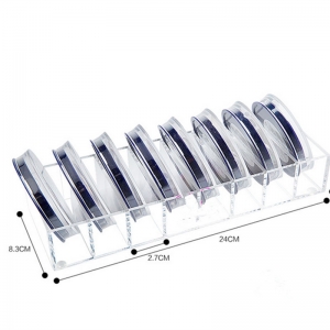 8 Slots Acrylic Compact Holder for Sale 