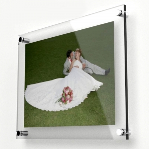 Yageli Low Price photo frame acrylic/acrylic block frame with Screw 