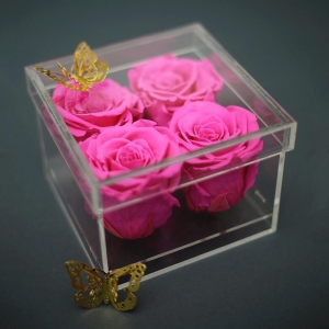 Water Holder Handmade Acrylic Flower Box Wholesale 
