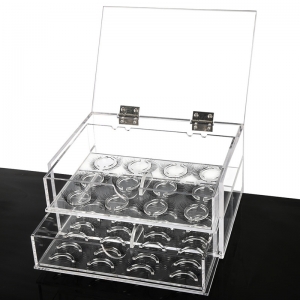New Acrylic Beauty Eyelash Storage Box Cosmetic Case Organizer 