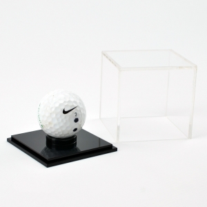 golf ball acrylic display case cube