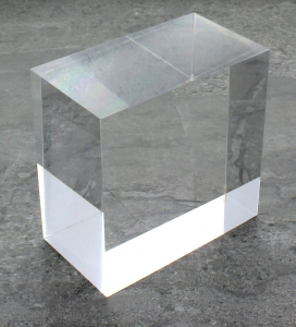 Solid Clear Acrylic Block - 2