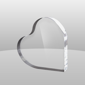 Heart shape Acrylic Trophy 