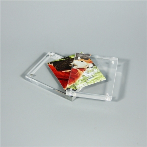 Clear Free Stand Magnetic Acrylic Photo Frame 