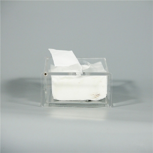 Clear Household Acrylic Tissue Box 