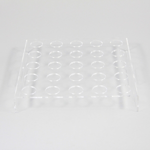 Clear acrylic display stand for food 