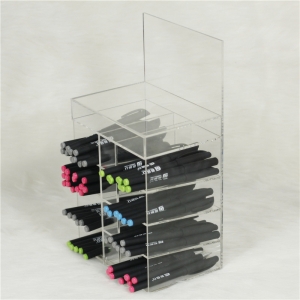 Clear custom acrylic pen display stands 