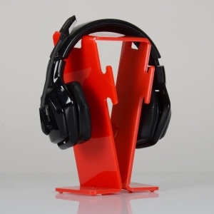 Acrylic headphone stand / headset holder 