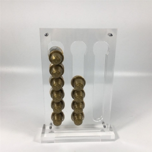 Transparent acrylic coffee capsule display holder 