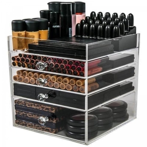 Acrylic 7 drawer & clear makeup organizer 