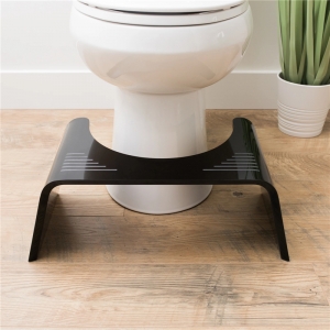 Clear acrylic Slim Ghost toilet stool 