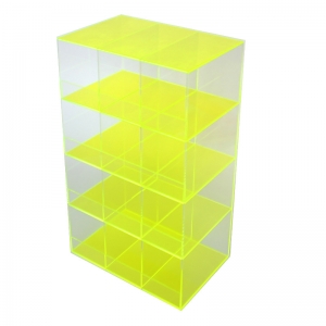 Customized rotating perspex power bank stand racks 