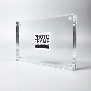 Clear double acrylic picture frame 5x7 