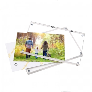 8*11 inches thick acrylic block photo frame 