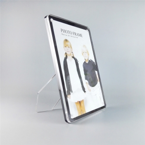 Free stand floating acrylic frame photo frame 