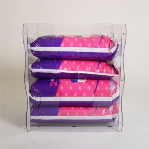 Wholesale clear acrylic retail display cases for pillow 