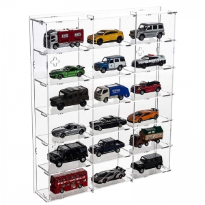 Wall mounted customized acrylic display box wholesale 