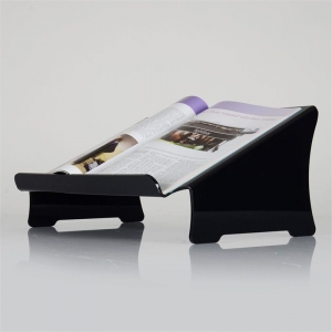Slanted acrylic open book holder perspex lectern 