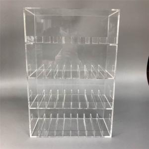 Plexiglass clear acrylic E-cigarette vape display box 