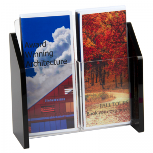 custom clear acrylic brochure holder 