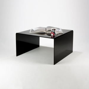 Rectangular Acrylic Waterfall Modern Coffee Table 