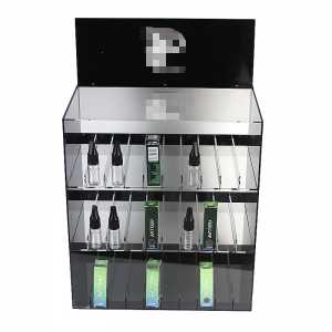Wholesale customized acrylic E-cigarette cabinet 