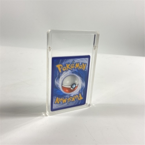 Wholesale custom acrylic Pokemon Booster card holder box 