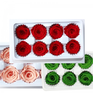 A grade eternal preserved rose flower buds head for wholesale 
