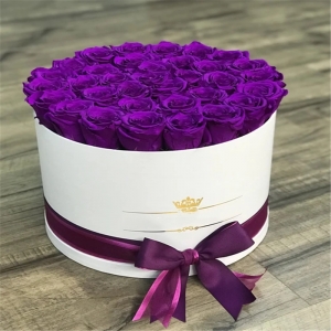 Wholesale paper hat rose box cardboard flower box 