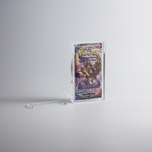 Clear lucite acrylic booster pack protect box for Pokemon 