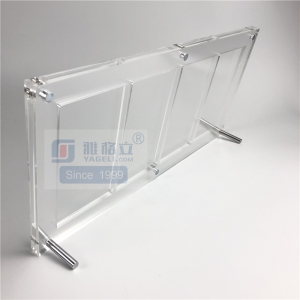 Wall mounted PSA sports acrylic stand graded card display holder 