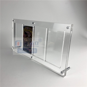 Wall mounted PSA sports acrylic stand graded card display holder 