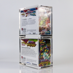 YAGELI stacking magnetic Pokemon acrylic booster box case 