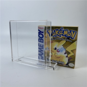 Wholesale perspex Pokemon Gameboy color box acrylic video game case 