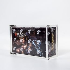 Strong magnetic lid acrylic Magic the Gathering MTG draft booster box case 