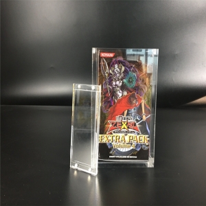 Pokemon Yugioh MTG Cards Booster Pack Clear Magnetic Acrylic Case 