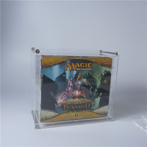 Detachable Magic the Gathering acrylic MTG draft booster case with screws 