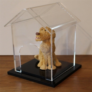 Wholesale custom lucite cat house acrylic dog kennel 