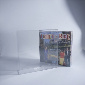 Sliding lid Ticket To Ride acrylic comic book display cases wholesale 