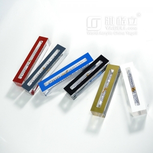 Wholesale customized colorful frosted lucite Mezuzah acrylic case 