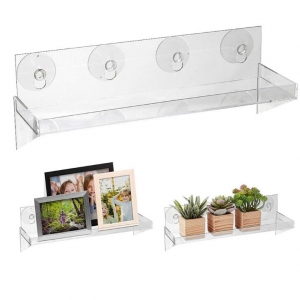 Strong Suction Cup acrylic Window Planter Shelves box 