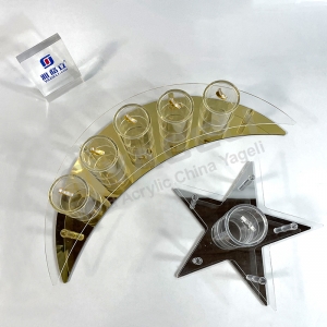 Judaica Acrylic Ramadan Trays for Homedecor 