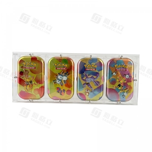 4 Compartment Screw-Mounted Protector for Collectible Tins