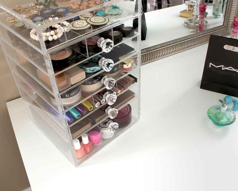 Acrylic Cosmetic Makeup Organizer